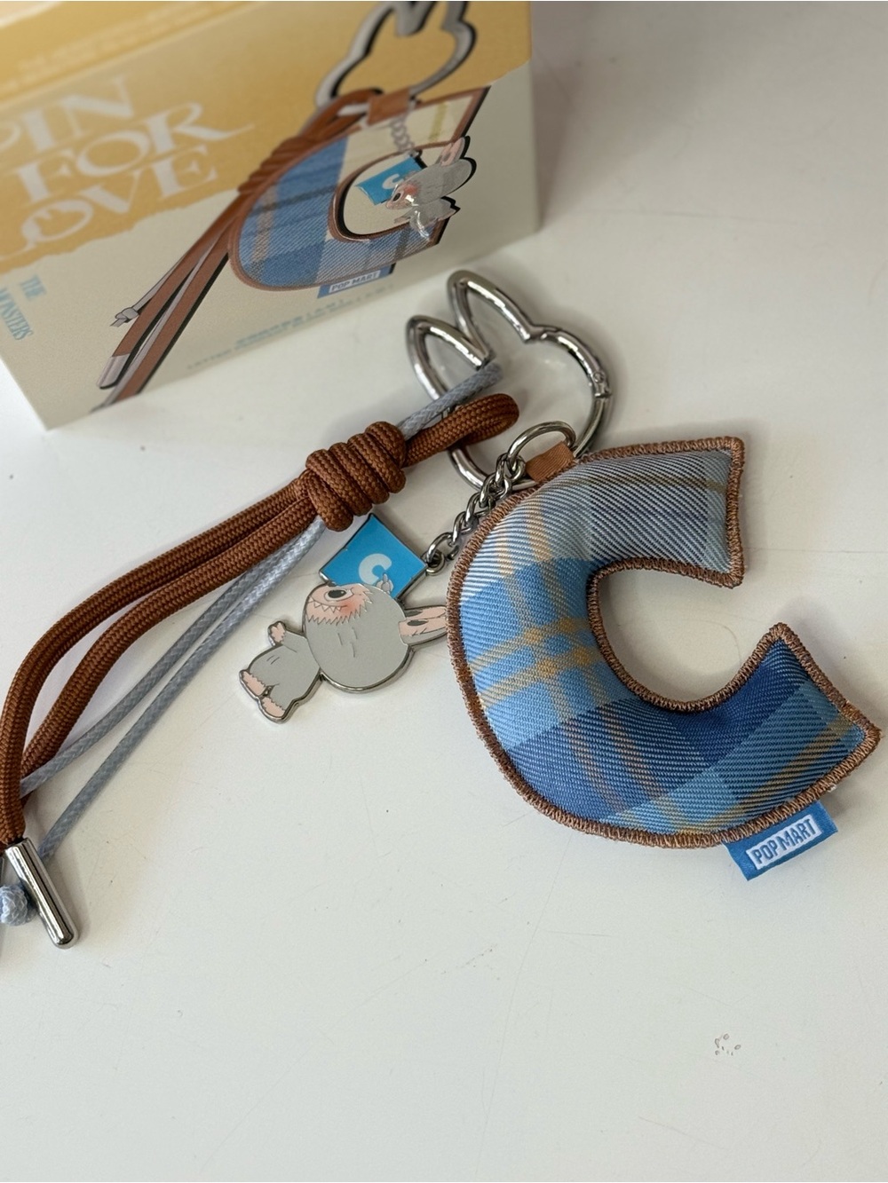 The Monster Pin for Love Keychain Letter C. New and confirmed! - Picture 6 of 9